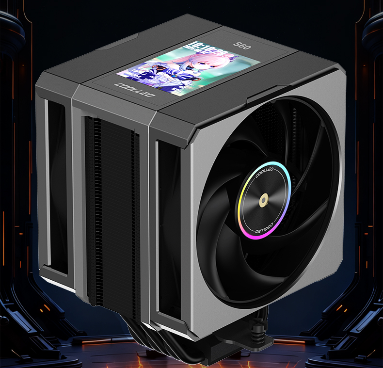 S60 & S61 Flagship Single-Tower CPU Coolers Launched Featuring Tool-Free Installation, Integrated Display & Magnetic Top Cover